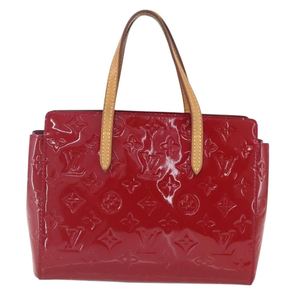 Louis Vuitton Catalina Handbag Monogram Vernis Pink Patent_Leather Handbag (Authentic  )
