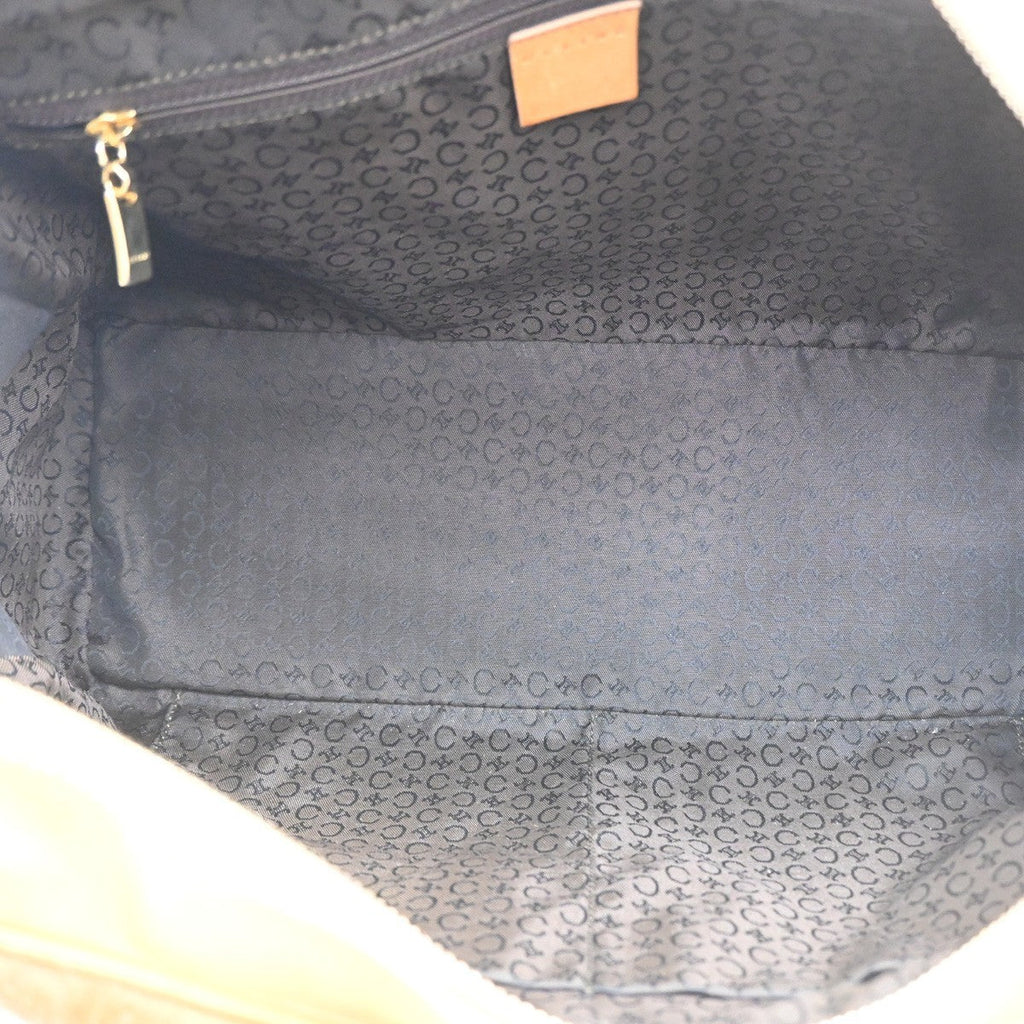 Celine C Macadam Handbag Suede And Leather Brown Suede Handbag ( )
