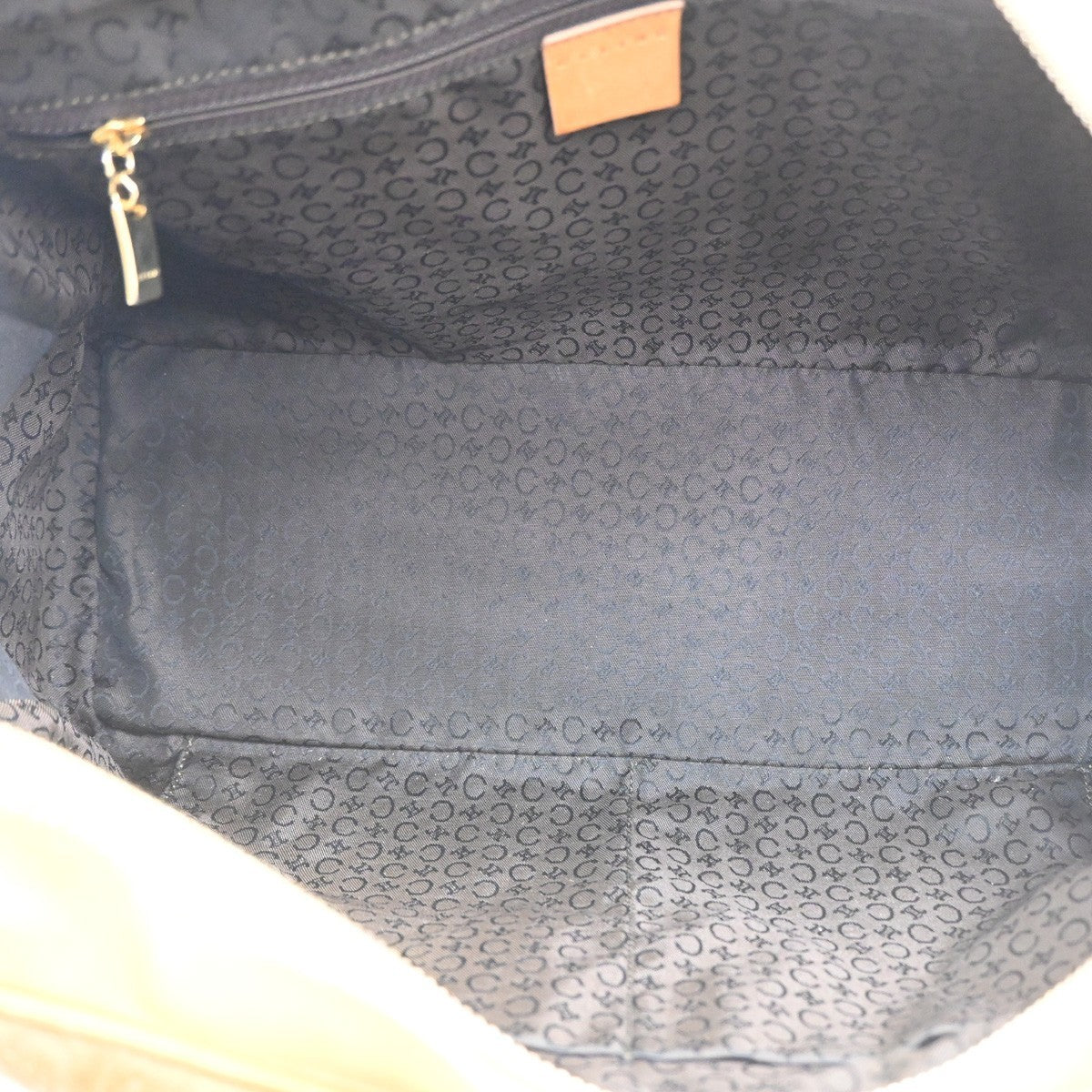 Celine C Macadam Handbag Suede And Leather Brown Suede Handbag ( )