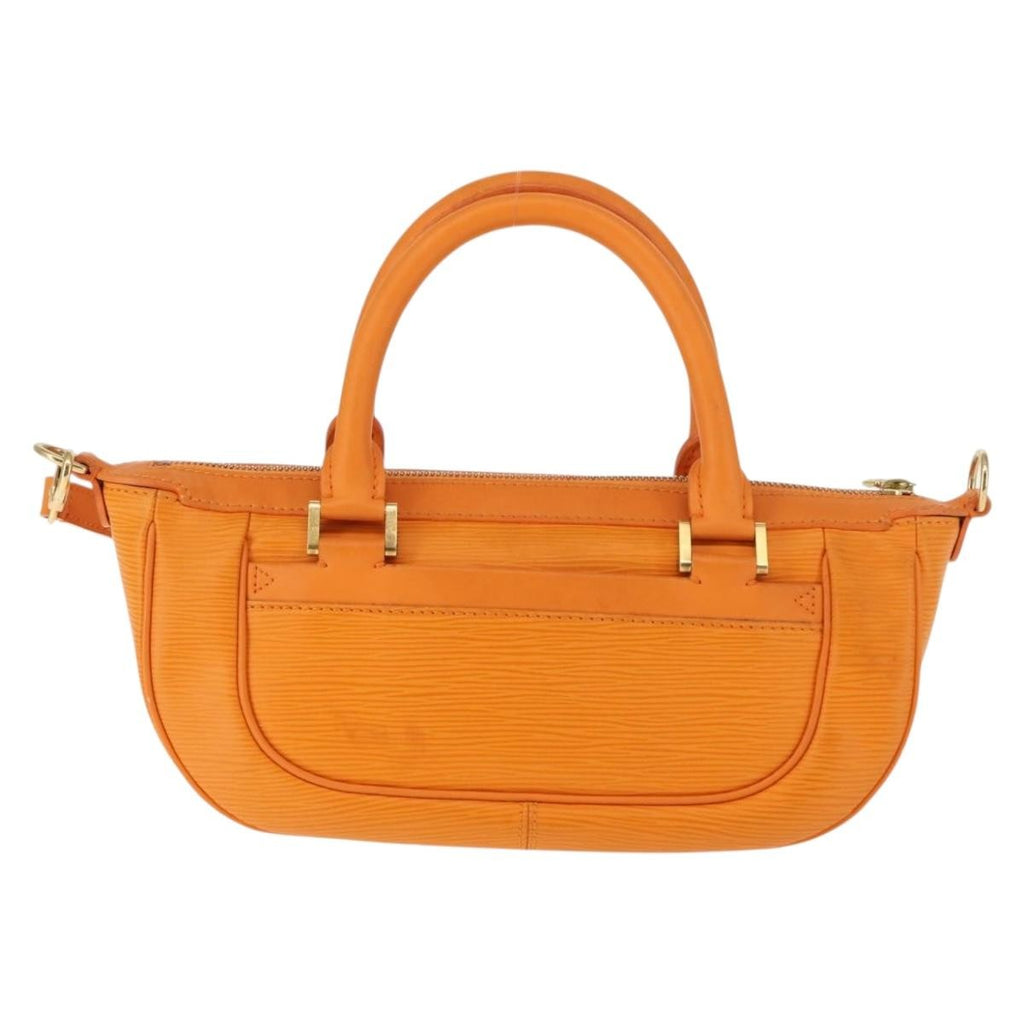 Louis Vuitton Danura Handbag Epi Orange Leather Handbag (Authentic  )
