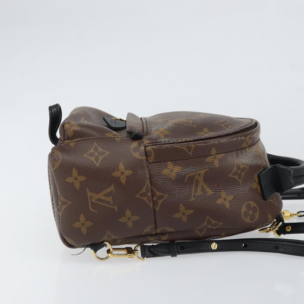 Louis Vuitton Palm Springs Backpack Monogram Canvas Brown Canvas Backpack Bag (Authentic  )