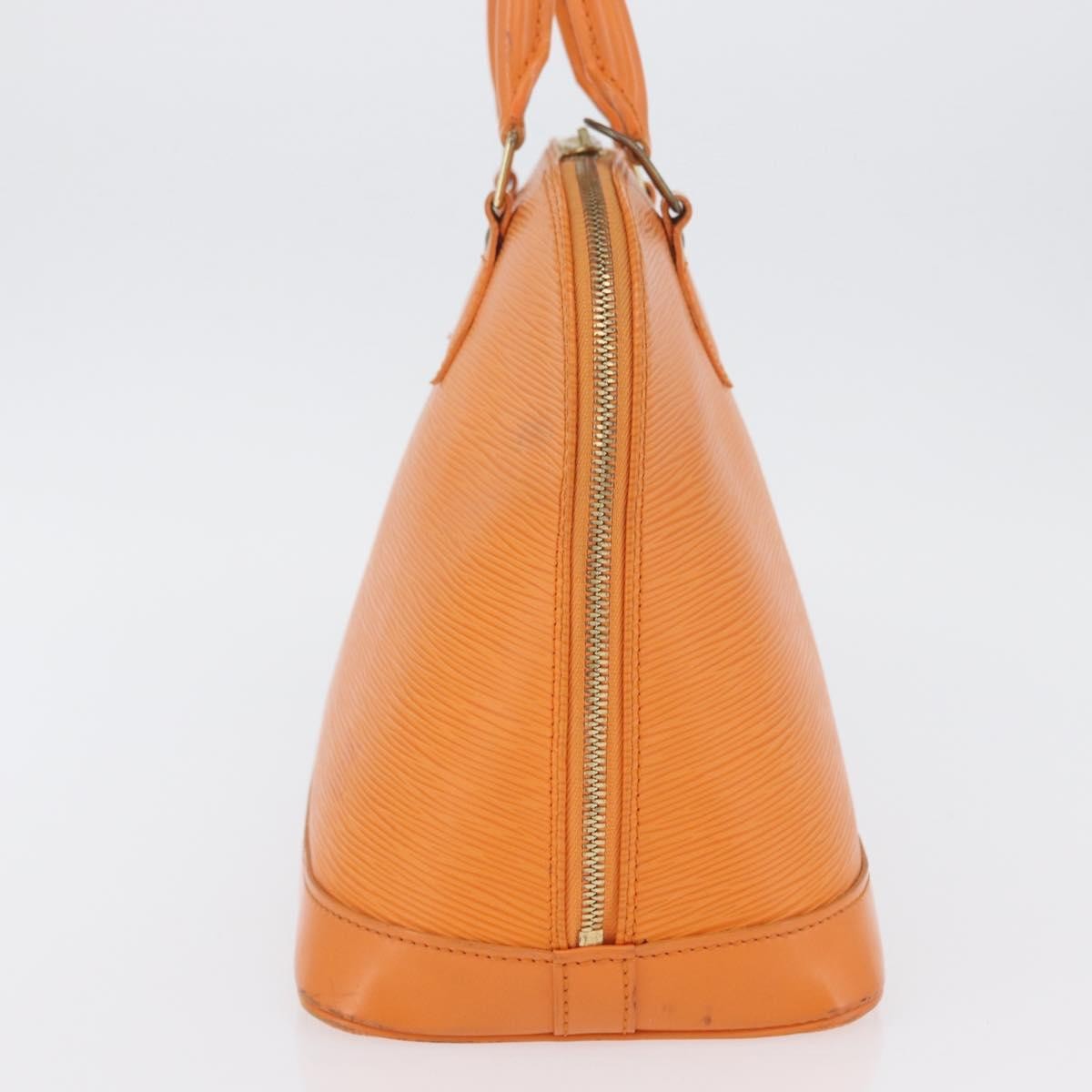 Louis Vuitton Vintage Alma Handbag Epi Leather Orange Leather Handbag (Authentic  )