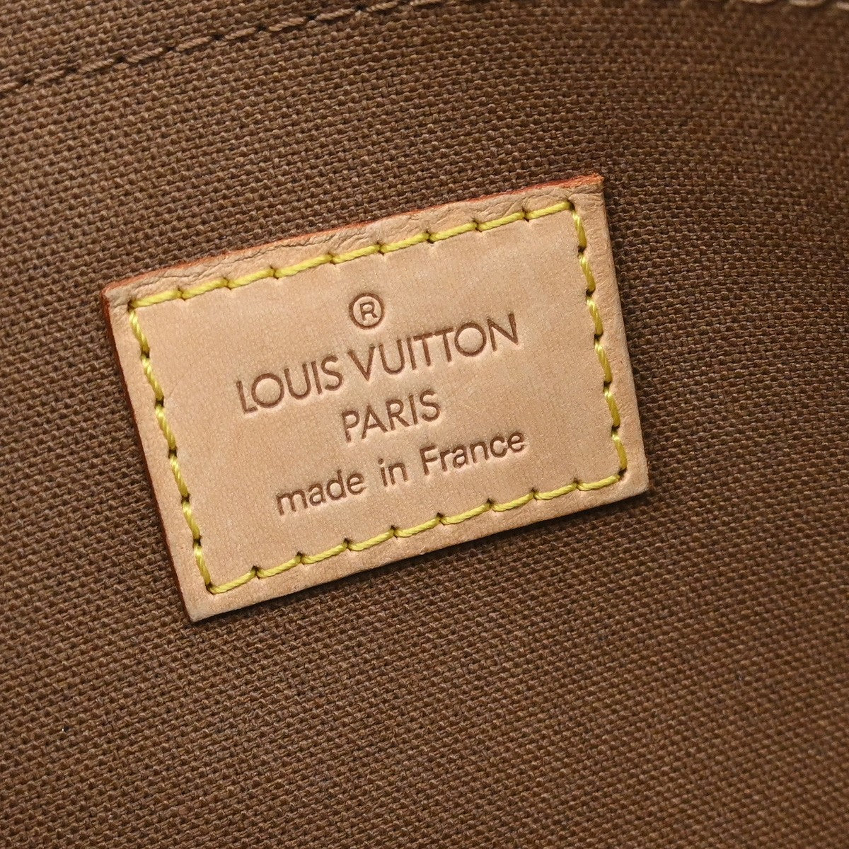 Louis Vuitton Popincourt Handle Bag Monogram Canvas Brown Canvas Handbag ( )