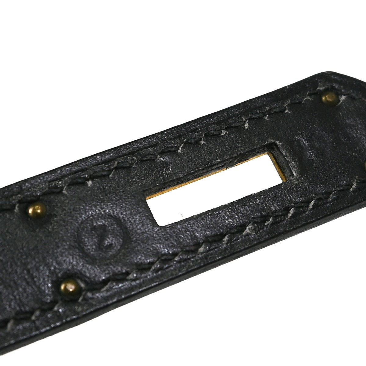 Hermes Kelly Handbag Black Box Calf With Gold Hardware Black Leather Handbag ( )