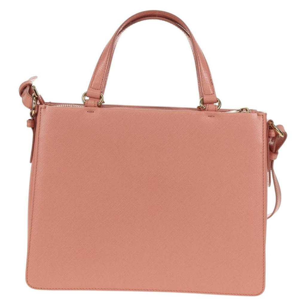 Salvatore Ferragamo Vala Handbag Leather Pink Leather Handbag (Authentic  )