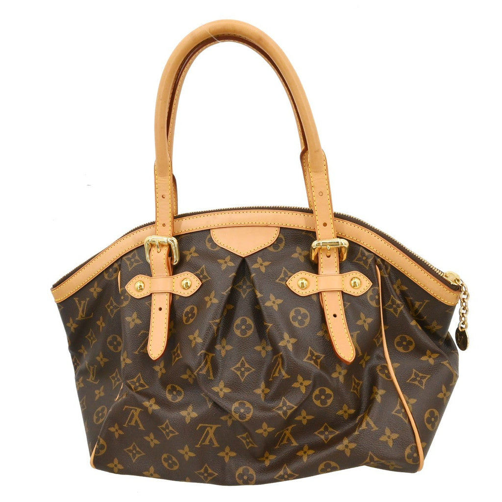 Louis Vuitton Tivoli Handbag Monogram Canvas Brown Canvas Handbag ( )