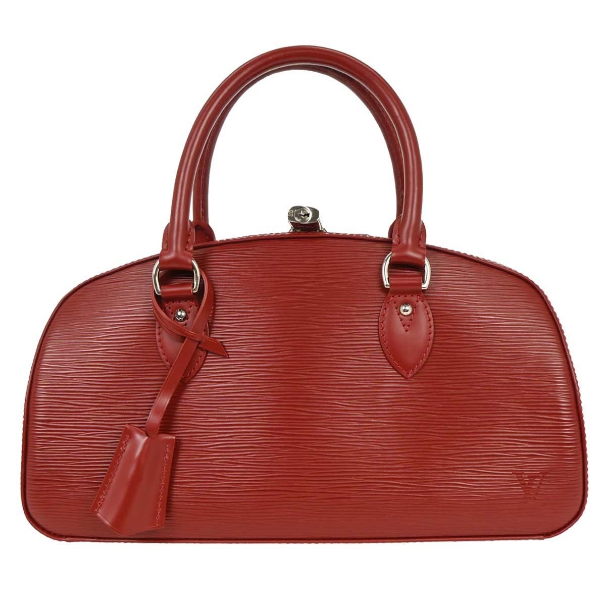 Louis Vuitton Jasmin Bag Epi Leather Red Leather Handbag (Authentic  )