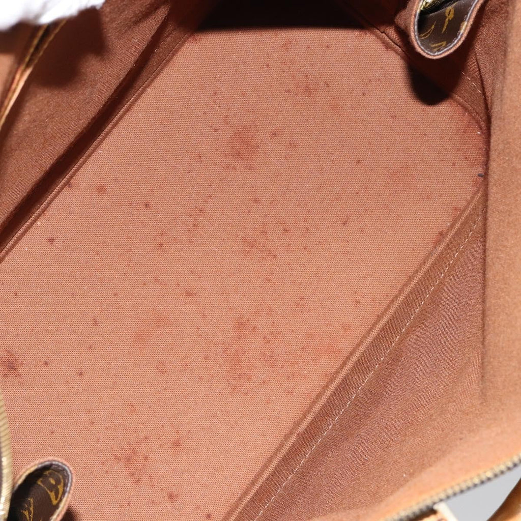 Louis Vuitton Alma Handbag Monogram Canvas Brown Canvas Handbag (Authentic  )