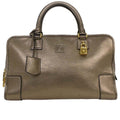 Loewe Amazona Bag Leather Gold Leather Handbag (Authentic  )