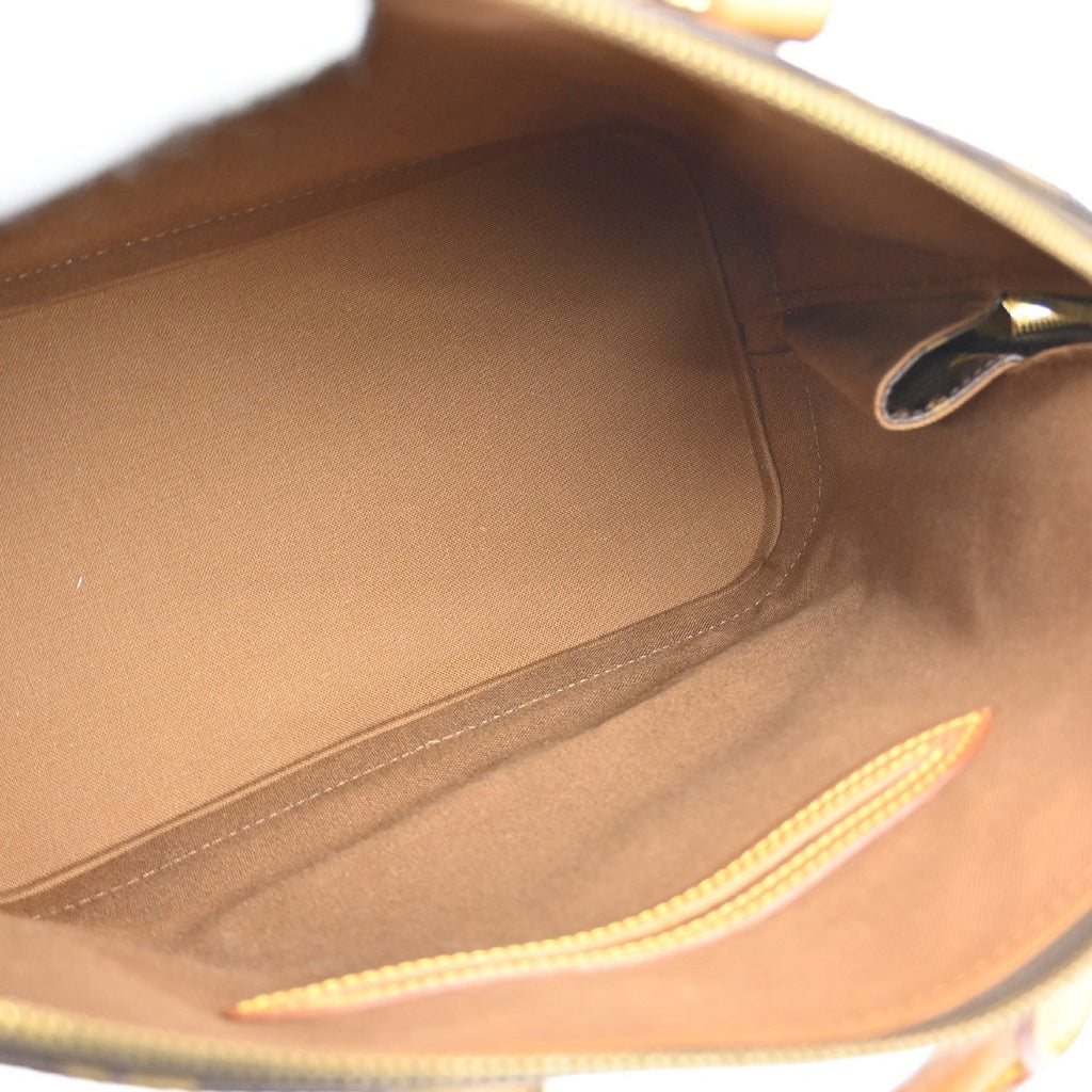 Louis Vuitton Alma Handbag Monogram Canvas Brown Canvas Handbag (Authentic  )