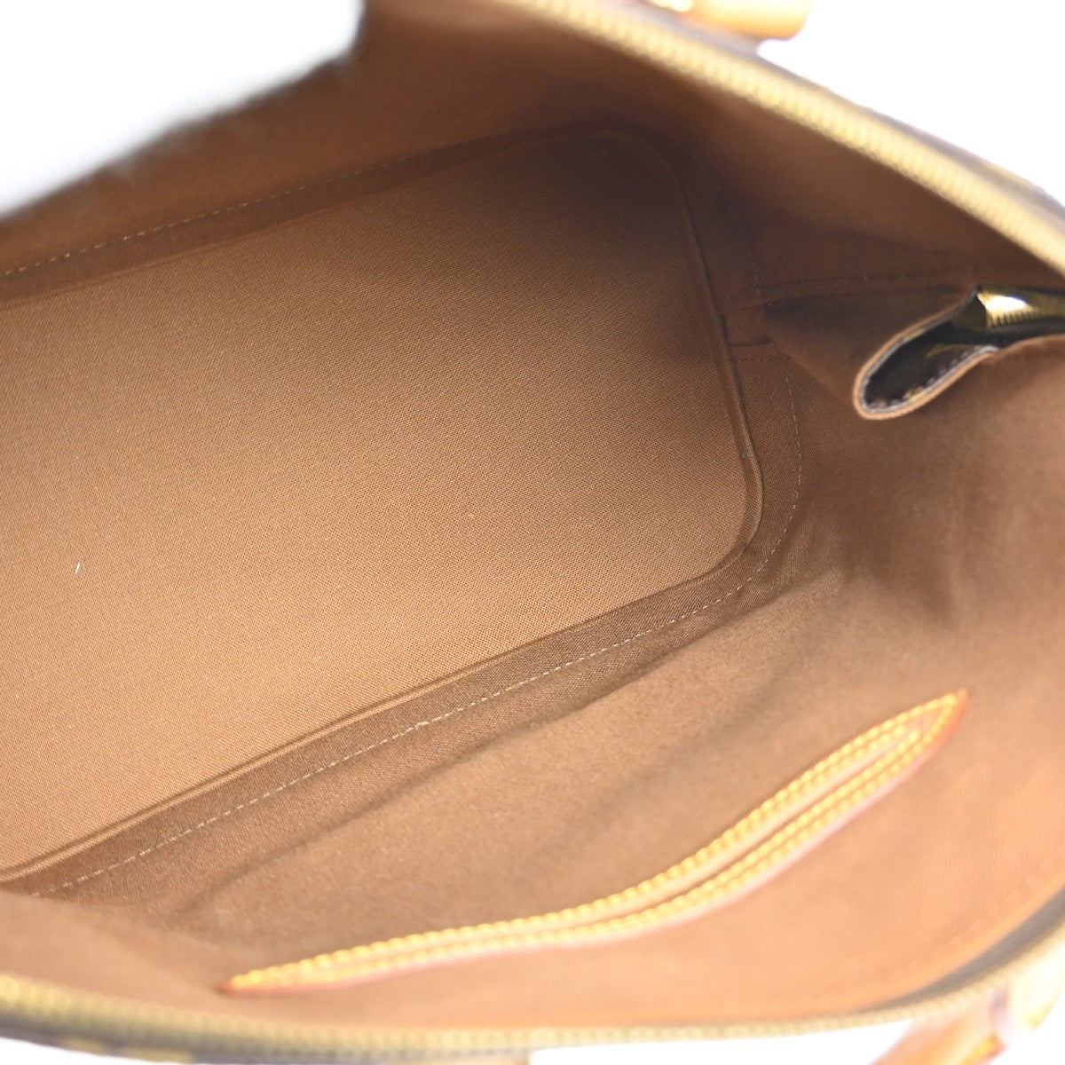 Louis Vuitton Alma Handbag Monogram Canvas Brown Canvas Handbag (Authentic  )