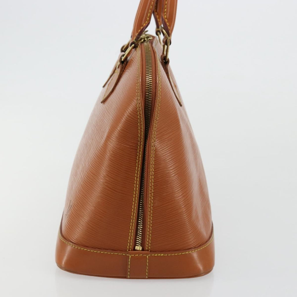 Louis Vuitton Alma Handbag Epi Leather Brown Leather Handbag ( )
