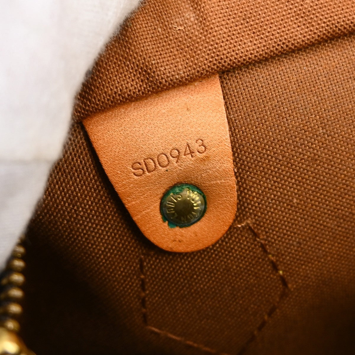 Louis Vuitton Speedy Handbag Monogram Canvas Brown Canvas Handbag ( )
