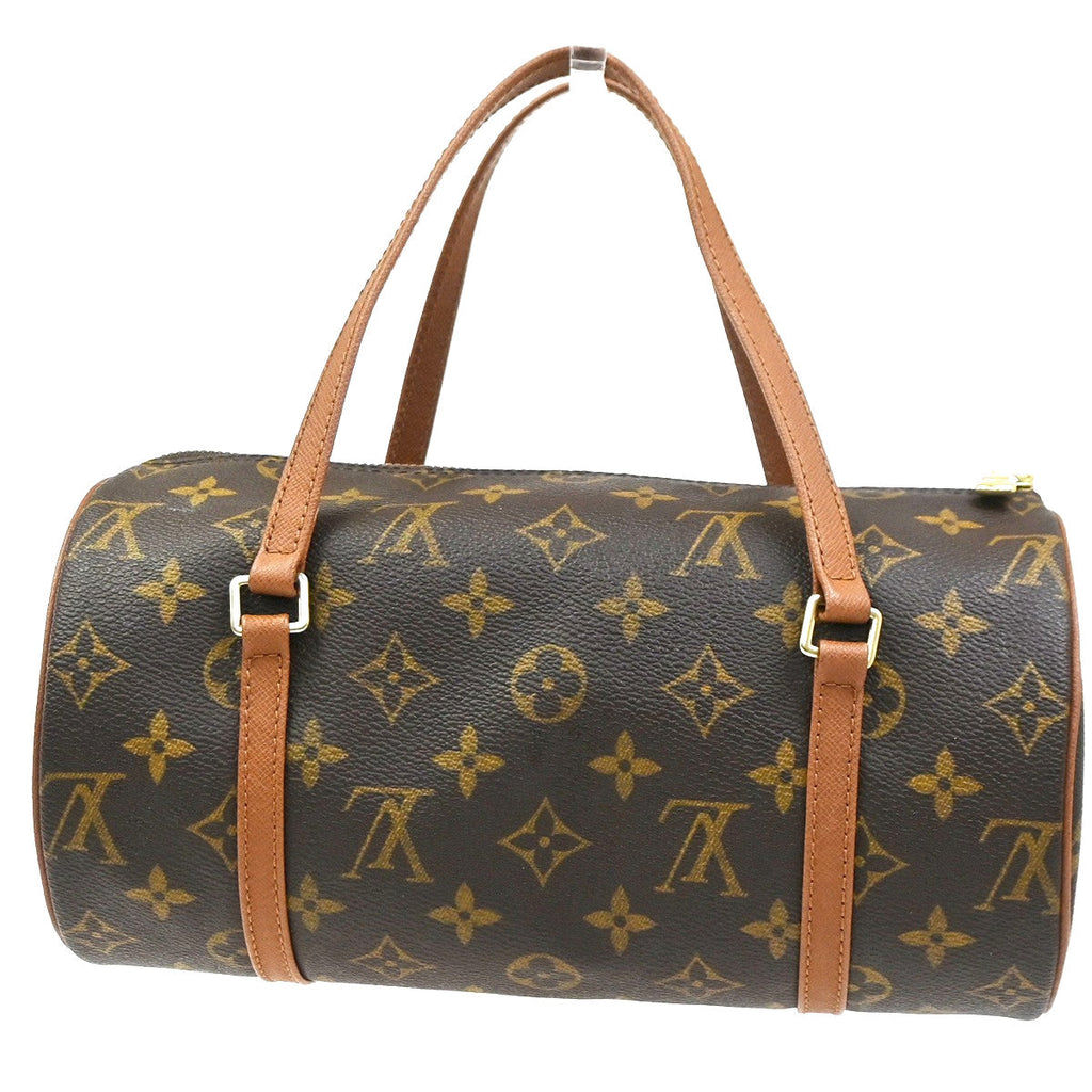 Louis Vuitton Papillon Handbag Monogram Canvas Brown Canvas Handbag ( )