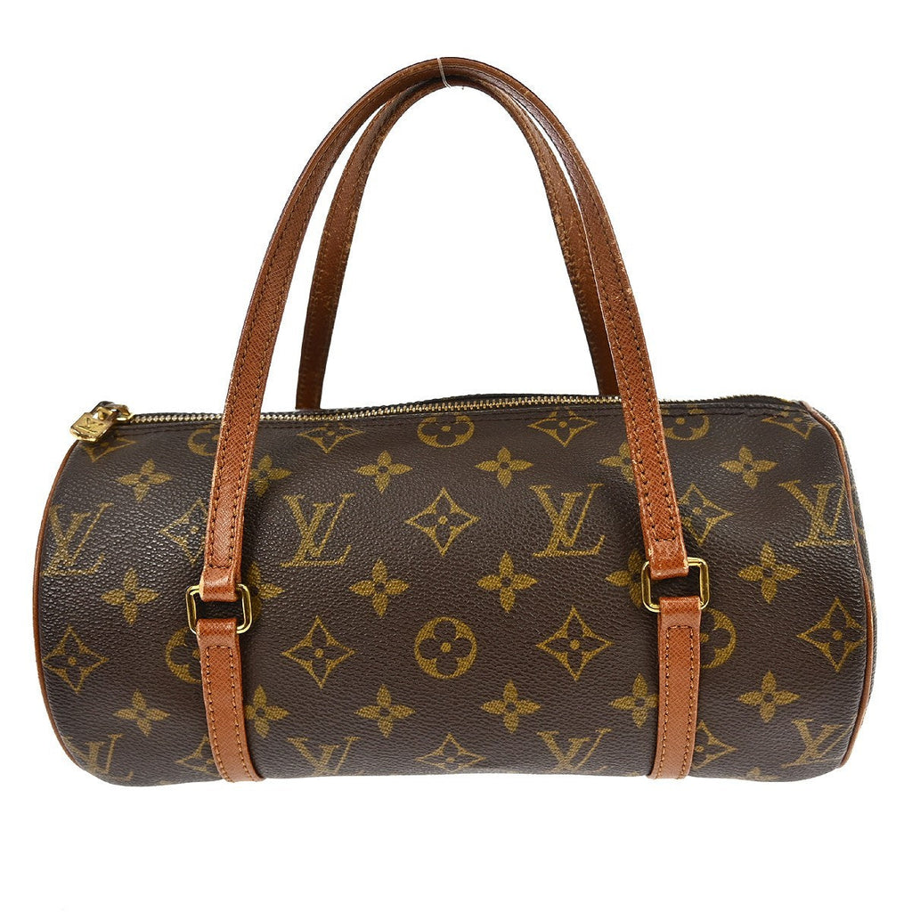 Louis Vuitton Papillon Handbag Monogram Canvas Brown Canvas Handbag ( )