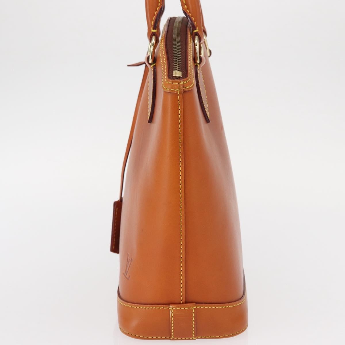 Louis Vuitton Lockit Handbag Nomade Leather Brown Leather Handbag (Authentic  )