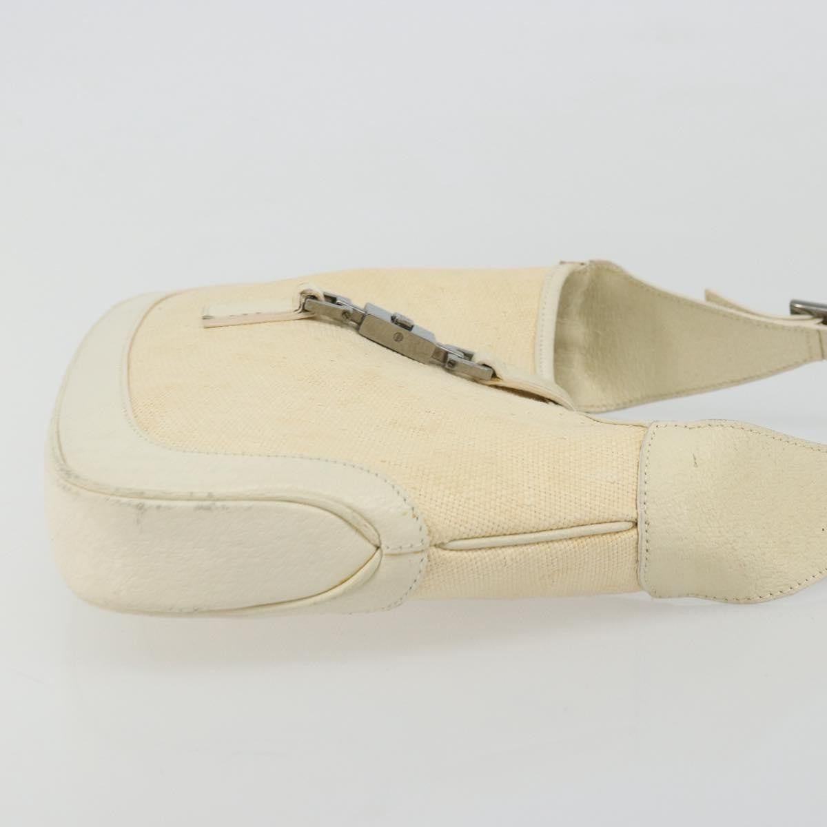 Gucci Vintage Jackie Shoulder Bag Canvas And Leather Beige Canvas Handbag ( )