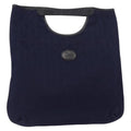 Celine C Sulky Handbag Suede Navy Suede Handbag (Authentic  )