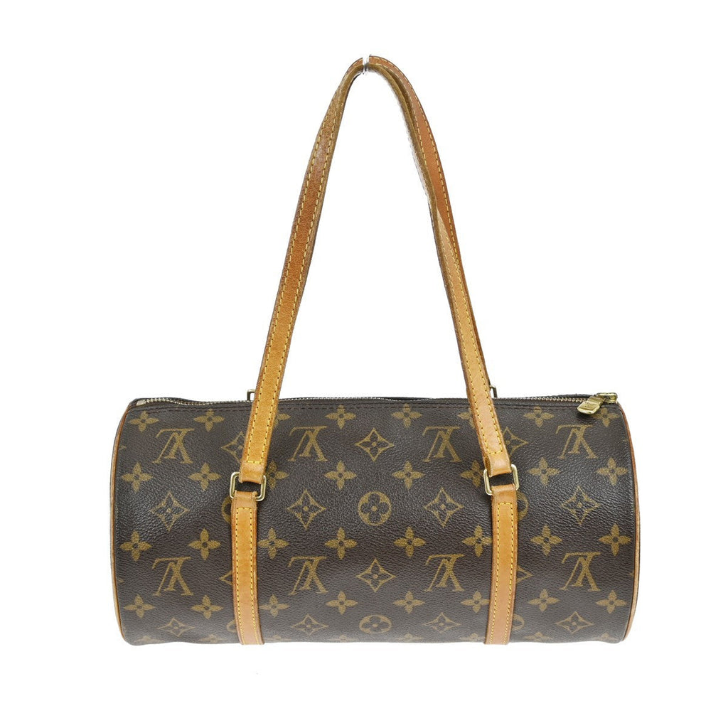Louis Vuitton Papillon Handbag Monogram Canvas Brown Canvas Handbag ( )