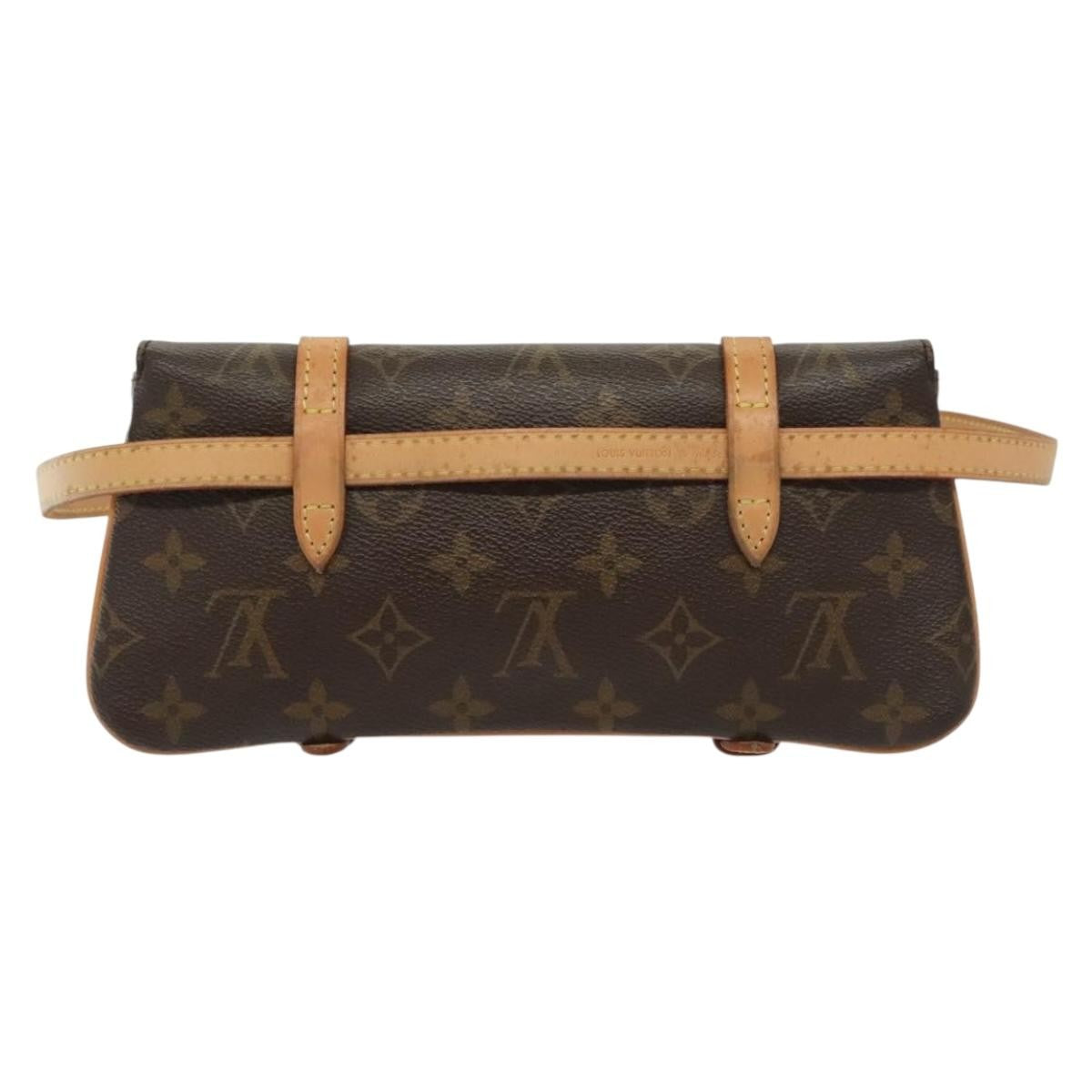 Louis Vuitton Marelle Waist Bag Monogram Canvas Brown Canvas Bag (Authentic  )