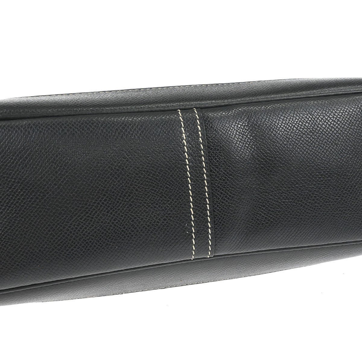 Hermes Hermes Shoulder Bag Leather Black Leather Handbag ( )