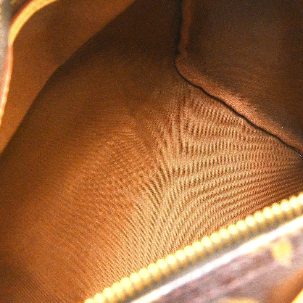 Louis Vuitton Speedy Handbag Monogram Canvas Brown Canvas Handbag ( )