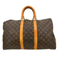 Louis Vuitton Keepall Bag Monogram Canvas Brown Canvas Handbag ( )