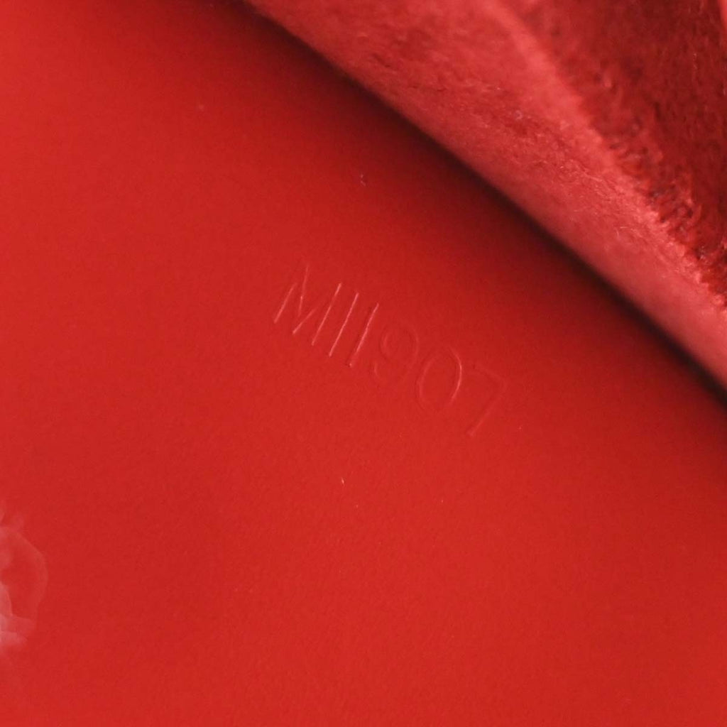 Louis Vuitton Pont Neuf Handbag Epi Leather Red Leather Handbag (Authentic  )