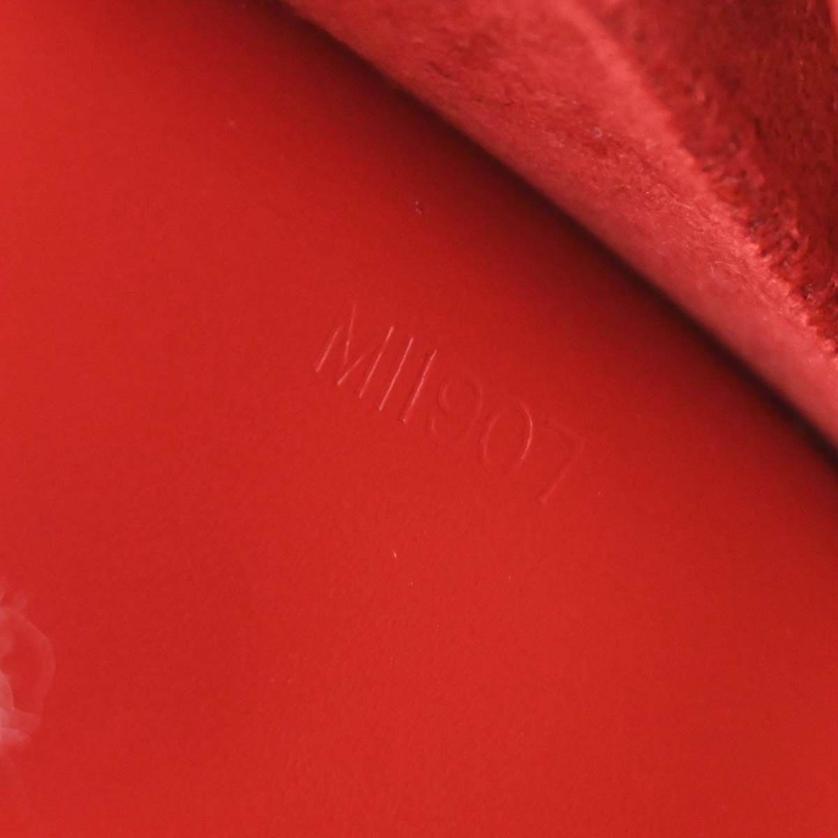Louis Vuitton Pont Neuf Handbag Epi Leather Red Leather Handbag (Authentic  )