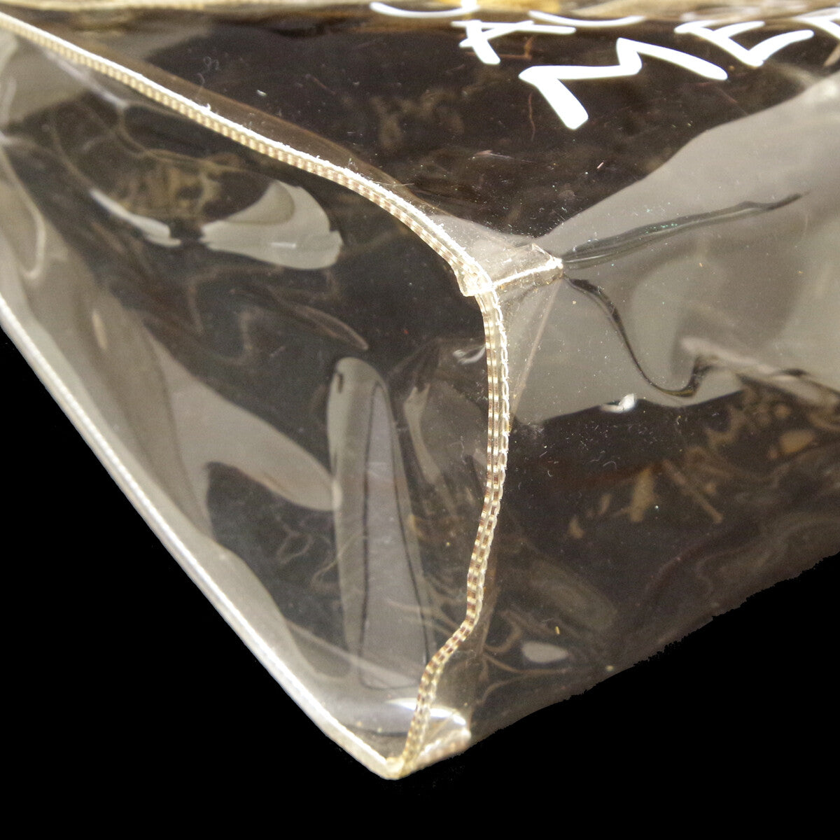 Hermes Kelly Souvenir Bag Vinyl Clear Plastic Handbag (Authentic  )