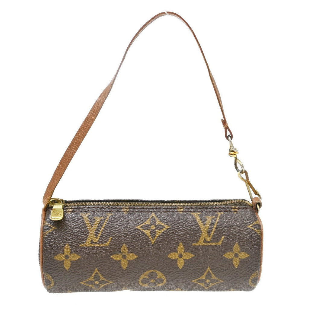 Louis Vuitton Papillon Pochette Monogram Canvas Brown Canvas Handbag ( )