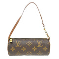 Louis Vuitton Papillon Pochette Monogram Canvas Brown Canvas Handbag ( )