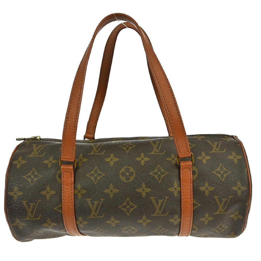 Louis Vuitton Papillon Handbag Monogram Canvas Brown Canvas Handbag ( )