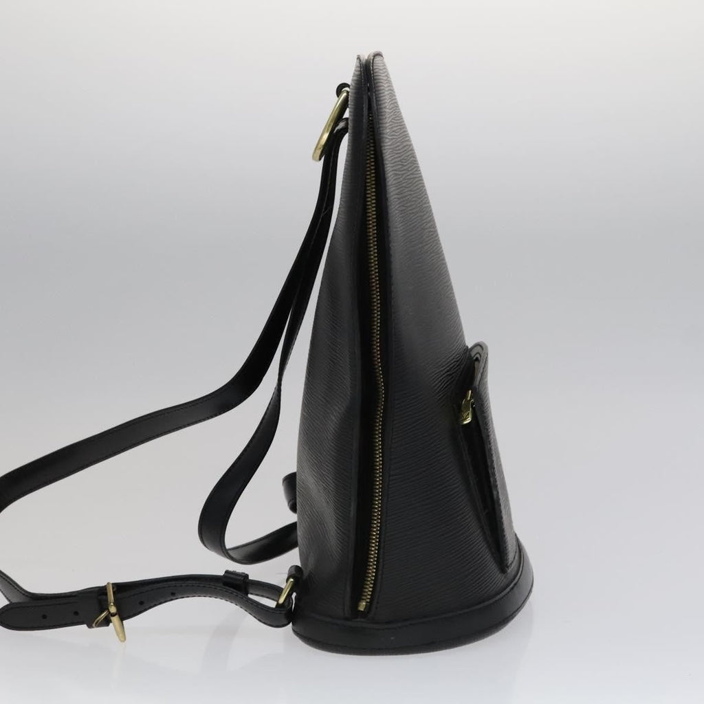 Louis Vuitton Gobelins Backpack Epi Leather Black Leather Backpack Bag (Authentic  )