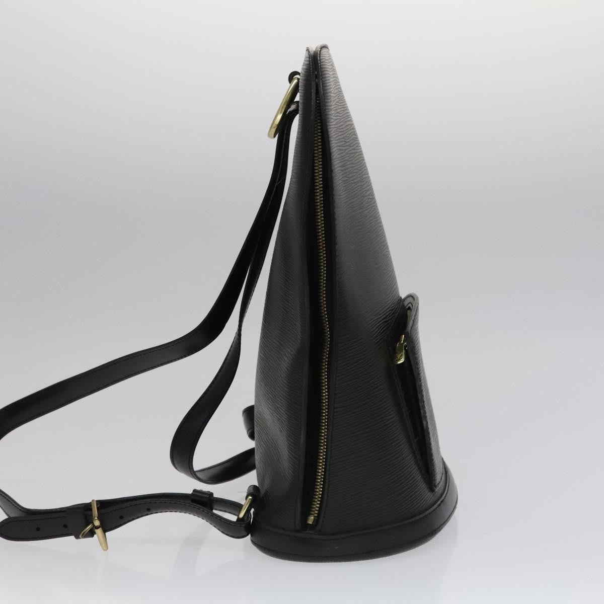 Louis Vuitton Gobelins Backpack Epi Leather Black Leather Backpack Bag (Authentic  )
