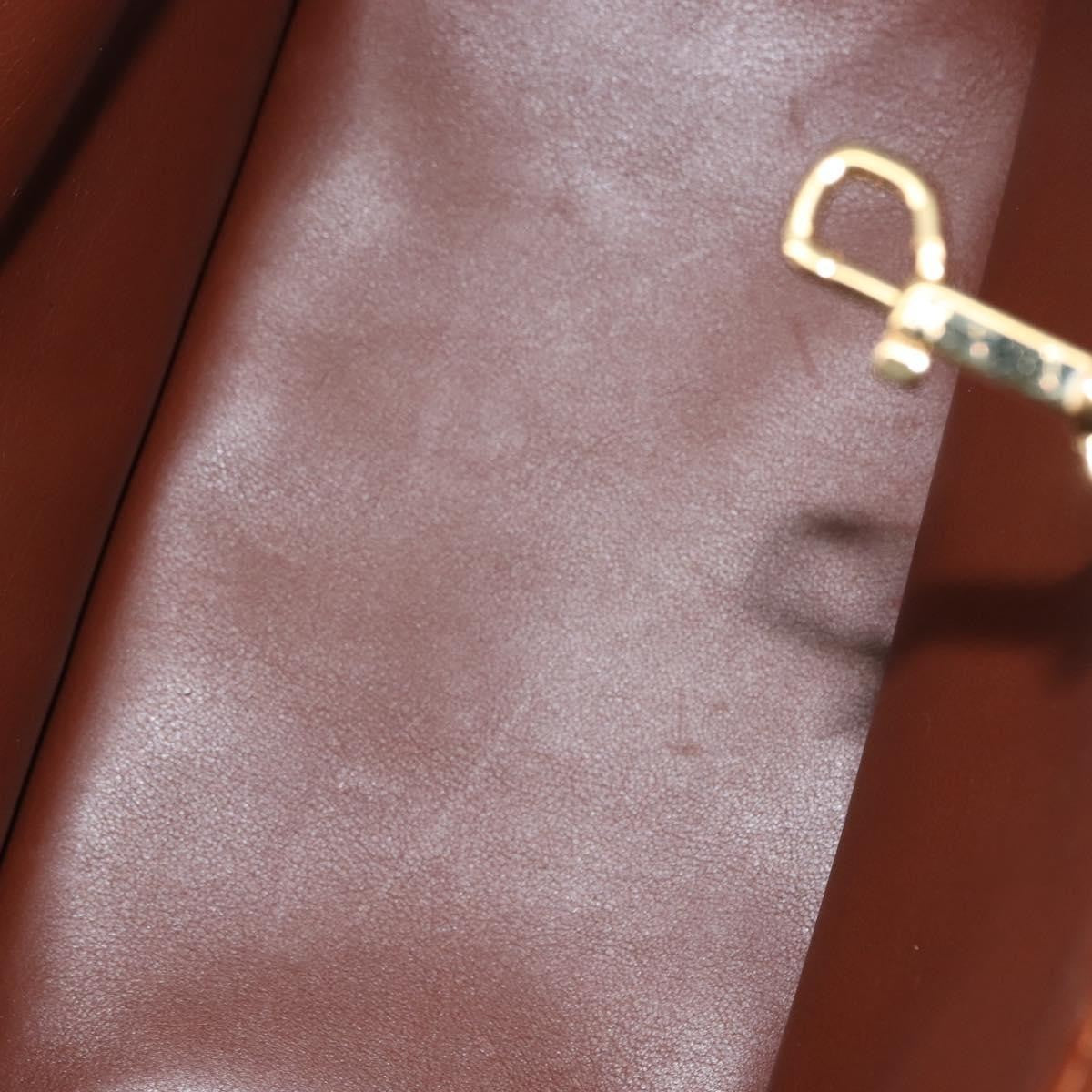 Louis Vuitton Charms Cabas Pvc Over Printed Silk Brown Canvas Handbag (Authentic  )