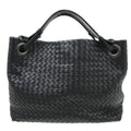 Bottega Veneta Veneta Hobo Studded Leather Black Leather Handbag ( )