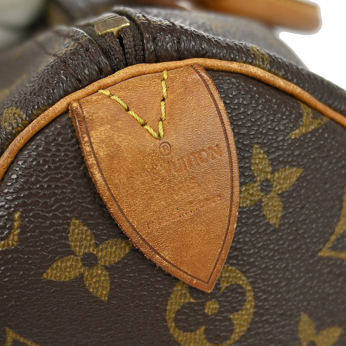 Louis Vuitton Speedy Handbag Monogram Canvas Brown Canvas Handbag ( )