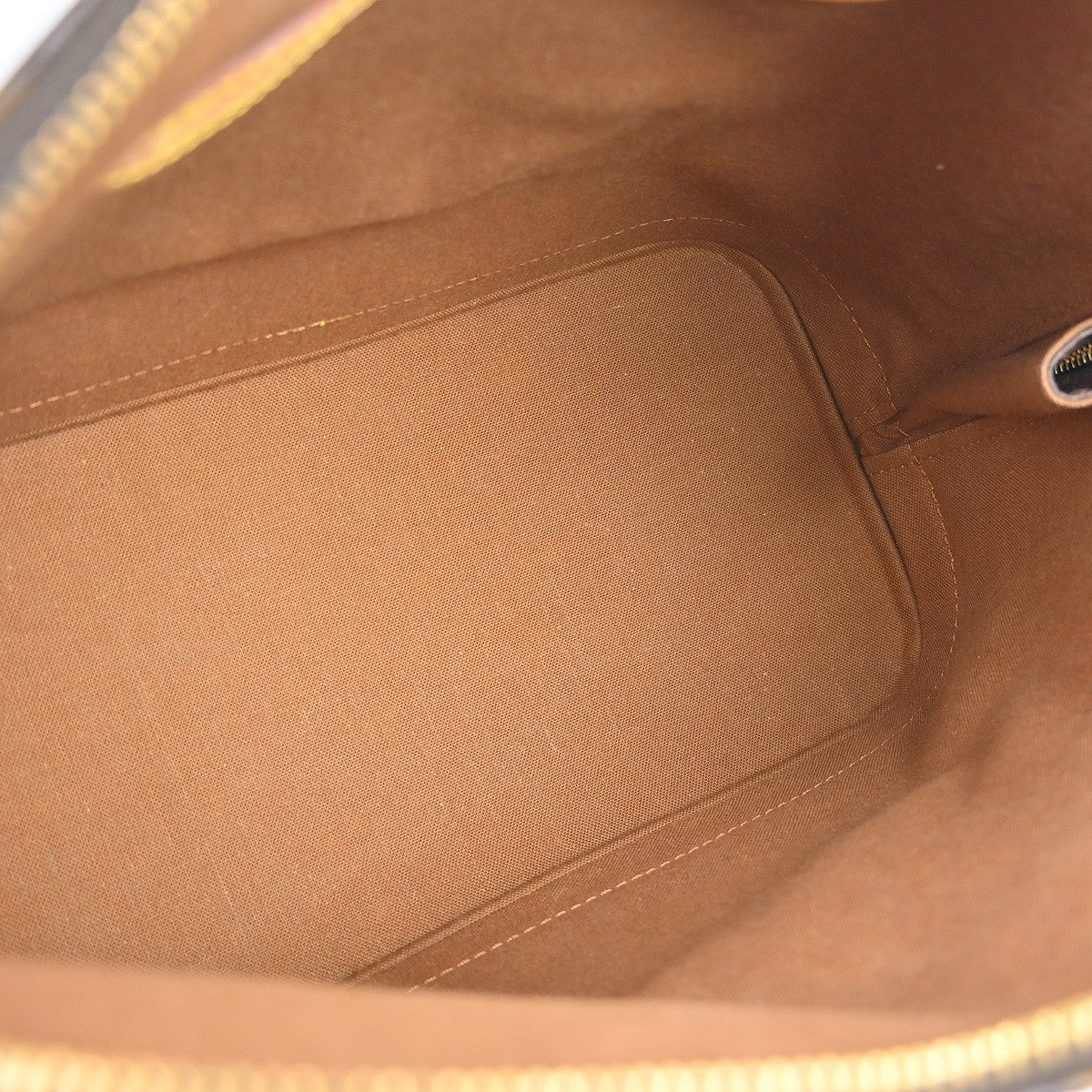 Louis Vuitton Alma Handbag Monogram Canvas Brown Canvas Handbag (Authentic  )