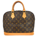 Louis Vuitton Alma Handbag Monogram Canvas Brown Canvas Handbag ( )