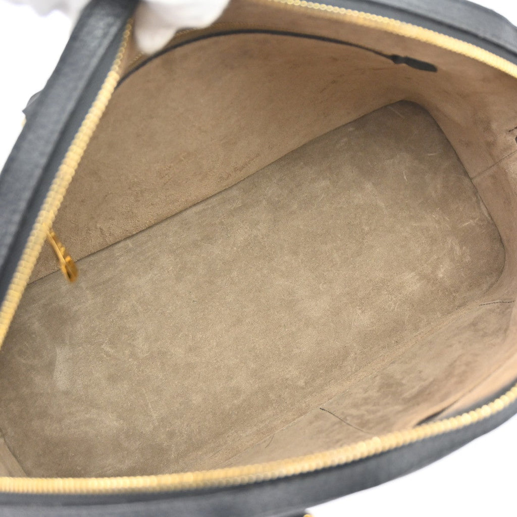 Louis Vuitton Parnassea Alma Handbag Taurillon Leather Black Leather Handbag ( )