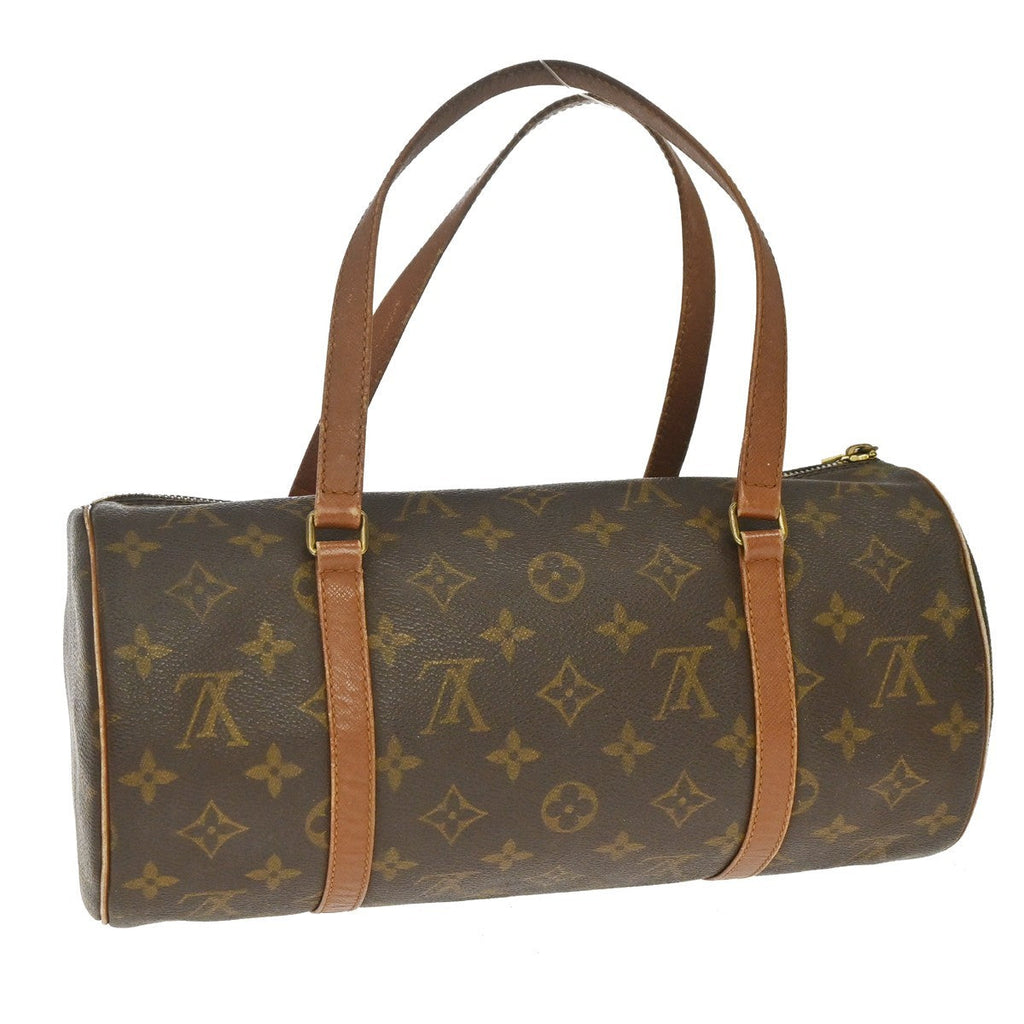 Louis Vuitton Papillon Handbag Monogram Canvas Brown Canvas Handbag ( )