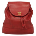 Chanel Vintage Backpack Caviar Red Leather Backpack Bag (Authentic  )