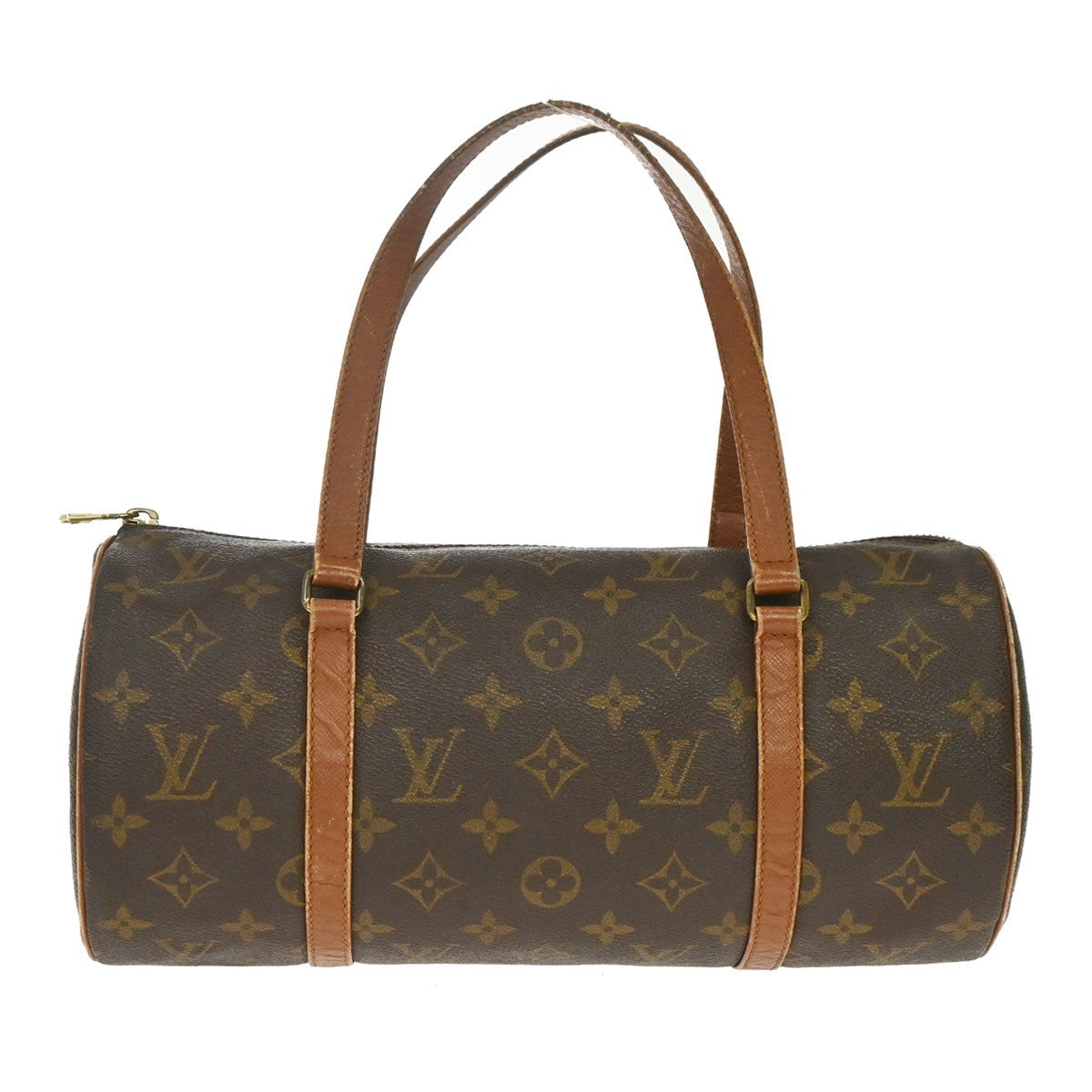 Louis Vuitton Papillon Handbag Monogram Canvas Brown Canvas Handbag ( )