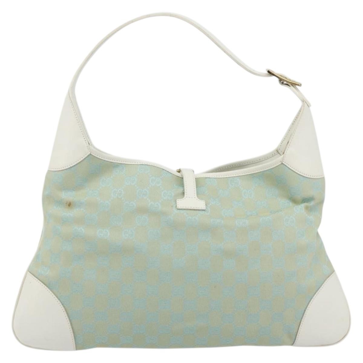 Gucci Vintage Jackie Shoulder Bag Canvas And Leather Multicolour Canvas Handbag ( )