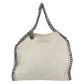 Stella Mccartney Falabella Fold Over Crossbody Bag Shaggy Deer White Polyester Handbag (Authentic  )