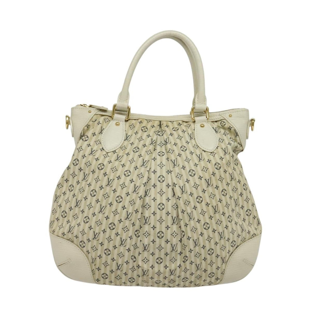 Louis Vuitton Marina Handbag Mini Lin Croisette Beige Canvas Handbag (Authentic  )