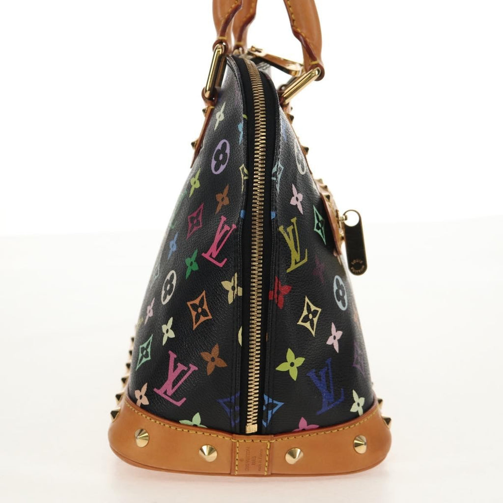 Louis Vuitton Alma Handbag Monogram Multicolor Multicolour Canvas Handbag (Authentic  )