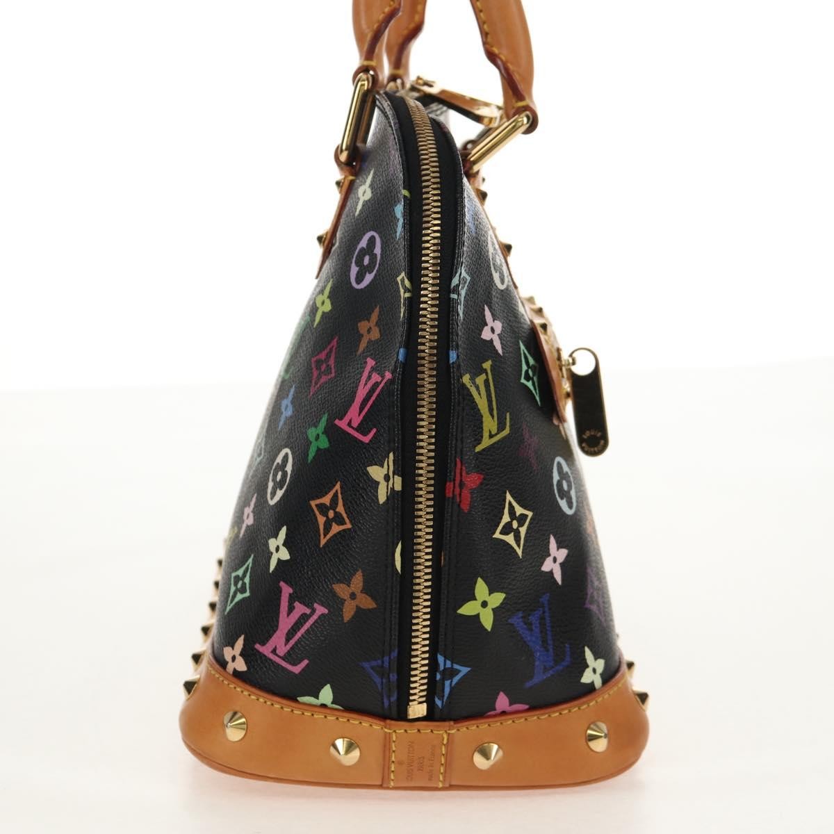 Louis Vuitton Alma Handbag Monogram Multicolor Multicolour Canvas Handbag (Authentic  )