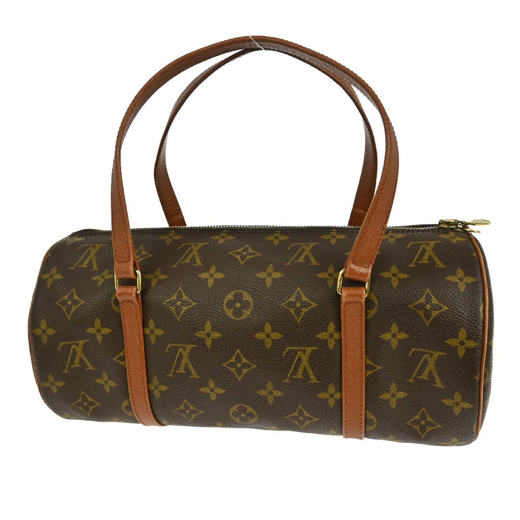 Louis Vuitton Papillon Handbag Monogram Canvas Brown Canvas Handbag ( )